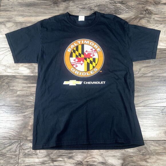 Fruit of the Loom Other - Baltimore Orioles‎ Chevrolet T Shirt Mens Large Black Fruit Of The Loom MLB